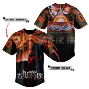 The Weeknd Baseball Jersey - Stylish Apparel for Men Women & Kids 1