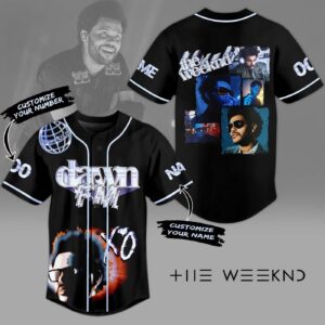 The Weeknd Baseball Jersey: Stylish Unisex Apparel for Men Women & Kids Gift for Fans