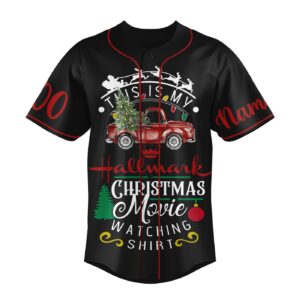 This Is My Hallmark Christmas Baseball Jersey For Men Women And Kids Gift for Fans 1