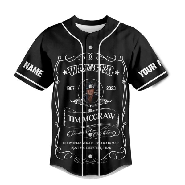 Tim McGraw Baseball Jersey For Men Women And Kids Gift for Fans