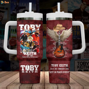 Toby Keith 40oz Stanley Tumbler - Gift for Fans - Gift for Fans