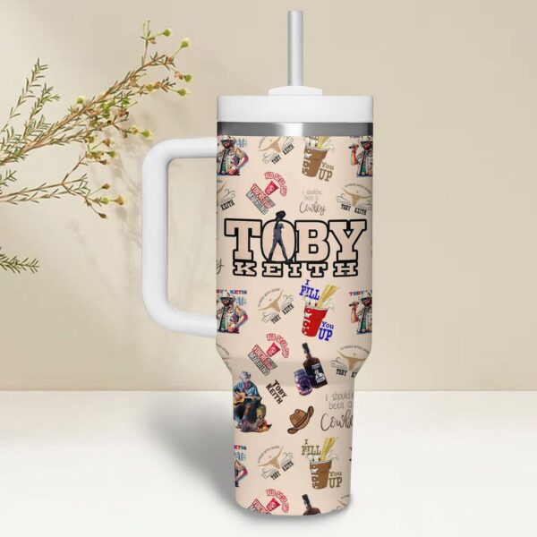 Toby Keith 40oz Stanley Tumbler – Gift for Fans – Gift for Fans
