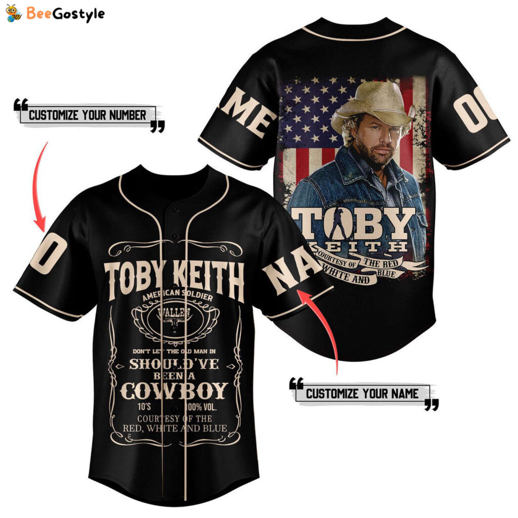 Toby Keith Baseball Jersey For Men Women And Kids Gift for Fans Toby Keith Baseball Jersey For Men Women And Kids Gift for Fans