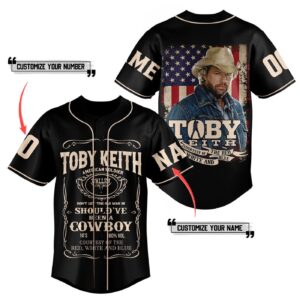 Toby Keith Baseball Jersey For Men Women And Kids Gift for Fans 1