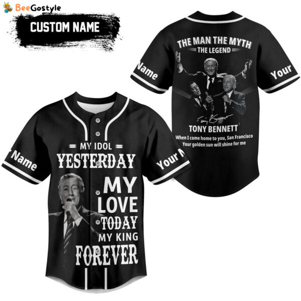 Tony Bennett Baseball Jersey For Men Women And Kids Gift for Fans