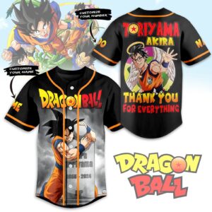Toriyama Akira Dragon Ball Z Baseball Jersey For Men Women And Kids Gift for Fans 1