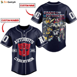 Transformers Autobots Cybertron Baseball Jersey For Men Women And Kids Gift for Fans