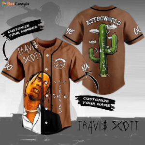Travis Scott Baseball Jersey For Men Women And Kids Gift for Fans
