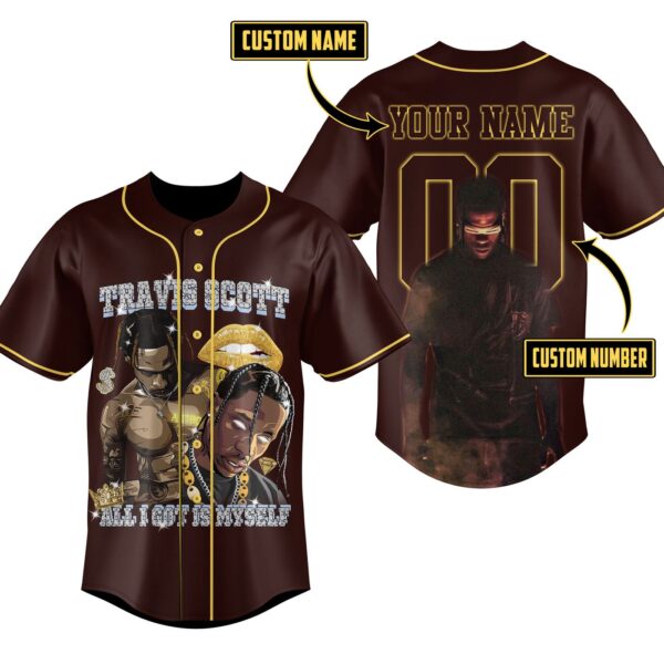 Travis Scott Baseball Jersey For Men Women And Kids Gift for Fans