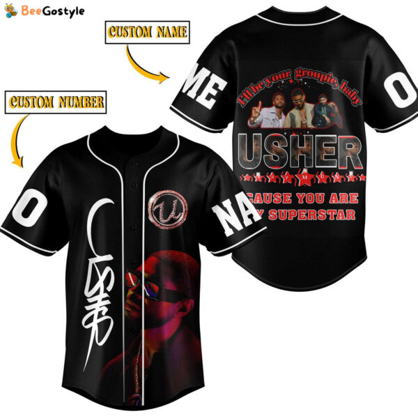 Usher Baseball Jersey For Men Women And Kids Gift for Fans
