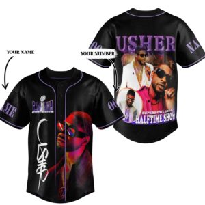 Usher Baseball Jersey For Men Women And Kids Gift for Fans 1