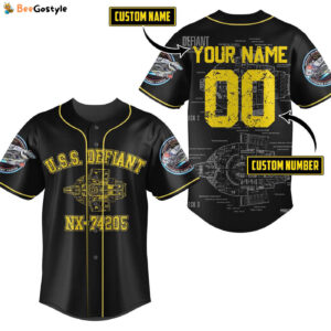 USS Defiant Star Trek Baseball Jersey For Men Women And Kids Gift for Fans