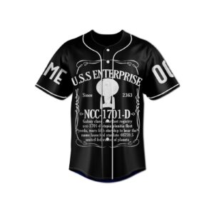 USS Enterprise Baseball Jersey For Men Women And Kids Gift for Fans 1