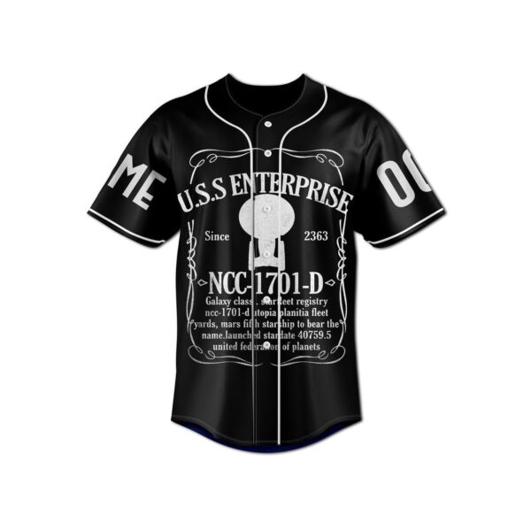 USS Enterprise Baseball Jersey For Men Women And Kids Gift for Fans