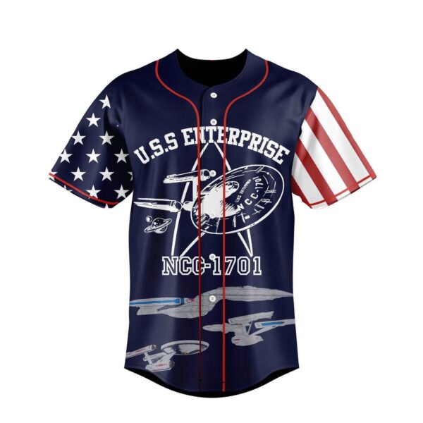 USS Enterprise Baseball Jersey For Men Women And Kids Gift for Fans