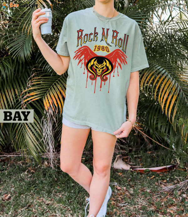 Vintage Rock N Roll Graphic T-Shirt Metal Music World Tour Shirts Demon Tee Unisex Concert Clothing