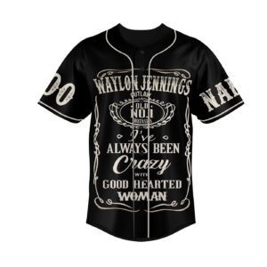 Waylon Jennings Baseball Jersey For Men Women And Kids Gift for Fans 1