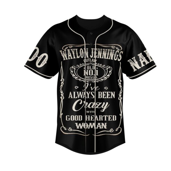 Waylon Jennings Baseball Jersey For Men Women And Kids Gift for Fans