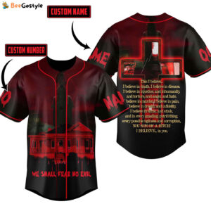 We Shall Fear No Evil Rush Garcia Baseball Jersey For Men Women And Kids Gift for Fans