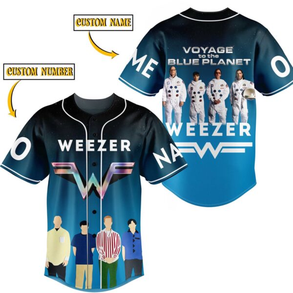 Weezer Baseball Jersey For Men Women And Kids Gift for Fans