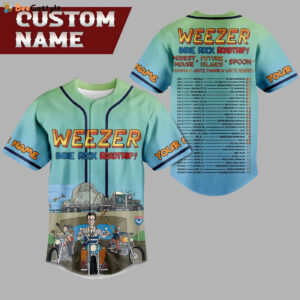 Weezer Baseball Jersey For Men Women And Kids Gift for Fans