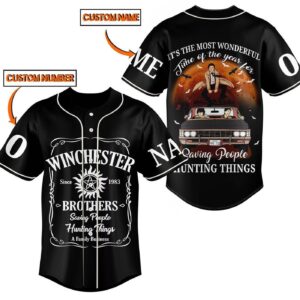 Winchester Brothers Baseball Jersey For Men Women And Kids Gift for Fans 1