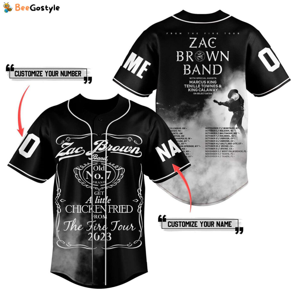 Zac Brown Band Baseball Jersey For Men Women And Kids Gift for Fans Zac Brown Band Baseball Jersey For Men Women And Kids Gift for Fans