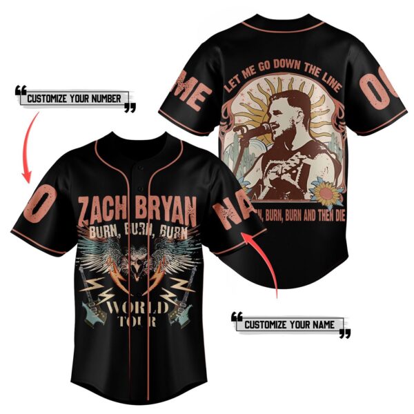 Zach Bryan Baseball Jersey For Men Women And Kids Gift for Fans