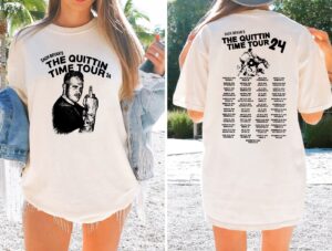 Zach Bryan Quittin Time Tour 2024 T-Shirt: Official Merch for Fans 1