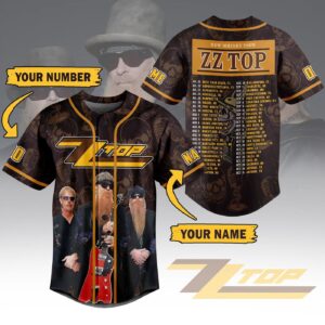 ZZ Top Baseball Jersey For Men Women And Kids Gift for Fans 1