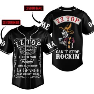 ZZ Top Baseball Jersey For Men Women And Kids Gift for Fans 1