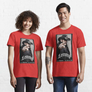 Official LEMMY KILMISTER MOTORHEAD Essential T-Shirt - Limited Edition Rock Apparel