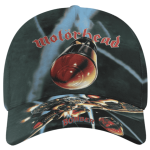 Bomber Cap MotorheadCap Motorhead 3D Classic Hat Gift for FansMotorhead CapMotorhead Cap