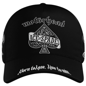 Ace of Spades Cap MotorheadCap Motorhead 3D Classic Hat Gift for FansMotorhead CapMotorhead Cap