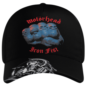 Iron Fist Cap MotorheadCap Motorhead 3D Classic Hat Gift for FansMotorhead CapMotorhead Cap