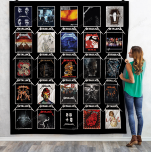 Metallica Albums Quilt Blanket