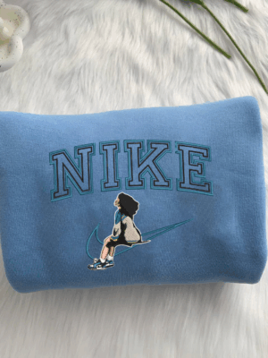 Nike SZA With Nike Shoes Embroidered Crewneck T-Shirt, Sweatshirt for Fans