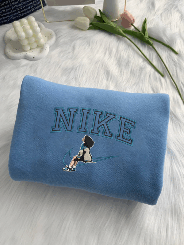 Nike SZA With Nike Shoes Embroidered Crewneck T-Shirt, Sweatshirt for Fans
