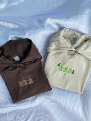 SZA Butterfly Embroidered Crewneck T-Shirt, Sweatshirt for Fans