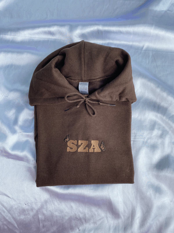 SZA Butterfly Embroidered Crewneck T-Shirt, Sweatshirt for Fans