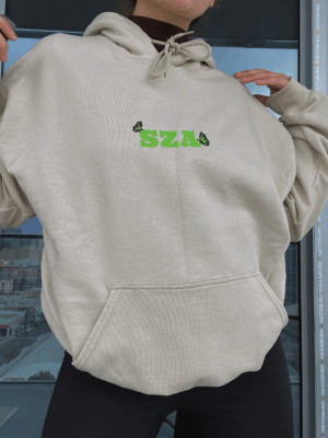 SZA Butterfly Embroidered Crewneck T-Shirt, Sweatshirt for Fans 1