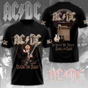 AC/DC X Angus Young 3D 3D T-Shirt - Sweatshirt - Hoodie