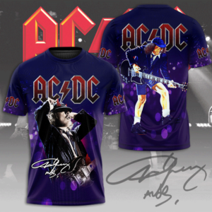 AC/DC X Angus Young 3D 3D T-Shirt - Sweatshirt - Hoodie