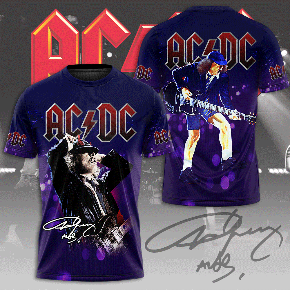 AC/DC X Angus Young 3D 3D T-Shirt – Sweatshirt – Hoodie AC/DC X Angus Young 3D 3D T-Shirt – Sweatshirt – Hoodie