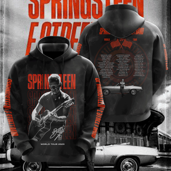 Bruce Springsteen 3D T-Shirt Hoodie Sweatshirt – Gift  for Men Women