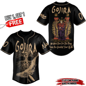 Gojira Band Baseball Jersey For Men Women And Kids Gift