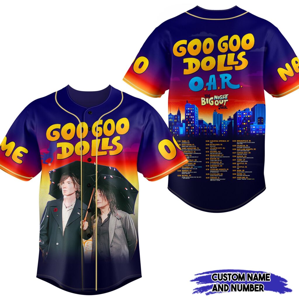 Goo Goo Dolls Baseball Jersey For Men Women And Kids Gift Goo Goo Dolls Baseball Jersey For Men Women And Kids Gift