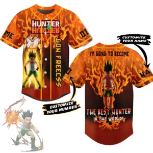 Gon Freecss Baseball Jersey For Men Women And Kids Gift