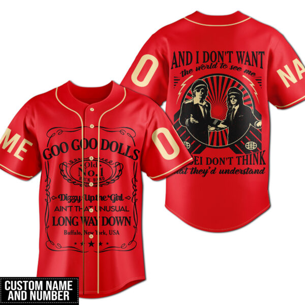 Goo Goo Dolls Baseball Jersey For Men Women And Kids Gift
