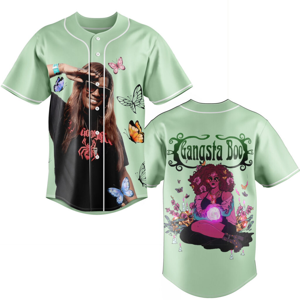 Gangsta Boo Baseball Jersey For Men Women And Kids Gift Gangsta Boo Baseball Jersey For Men Women And Kids Gift